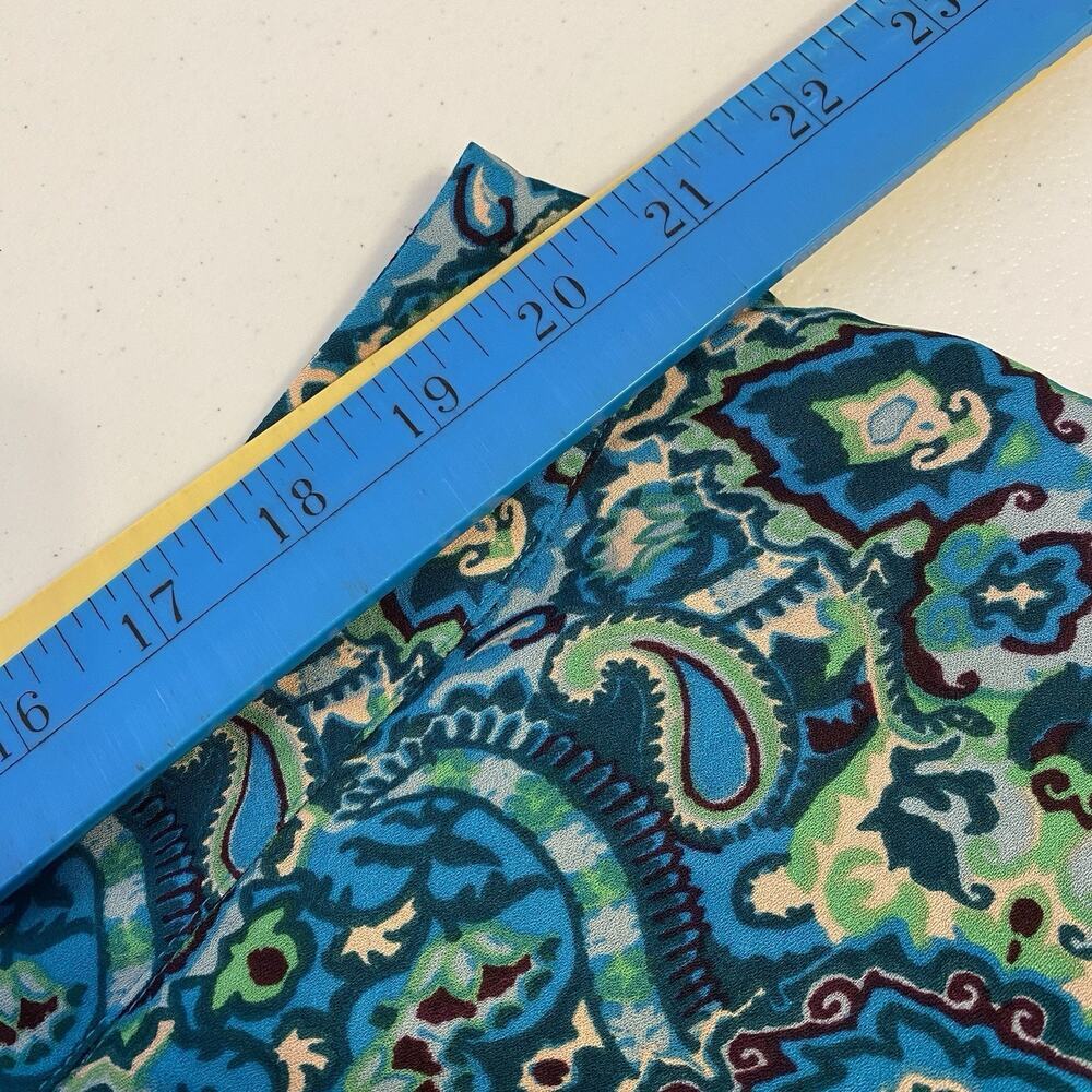 Creation Z Tired Midi Skirt Paisley Bohemian Cottagecore Beach Summer Sz 18 - Picture 3 of 10